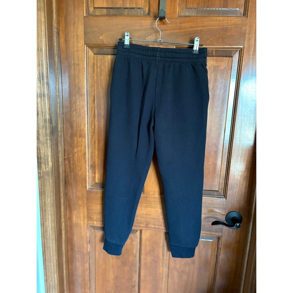 Tek Gear Black Fleece Joggers -Boys Medium - Picture 2 of 3